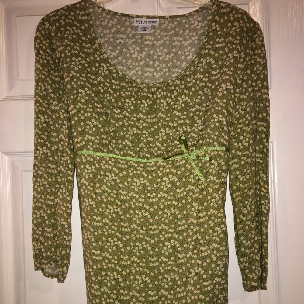 Motherhood Maternity floral maternity blouse